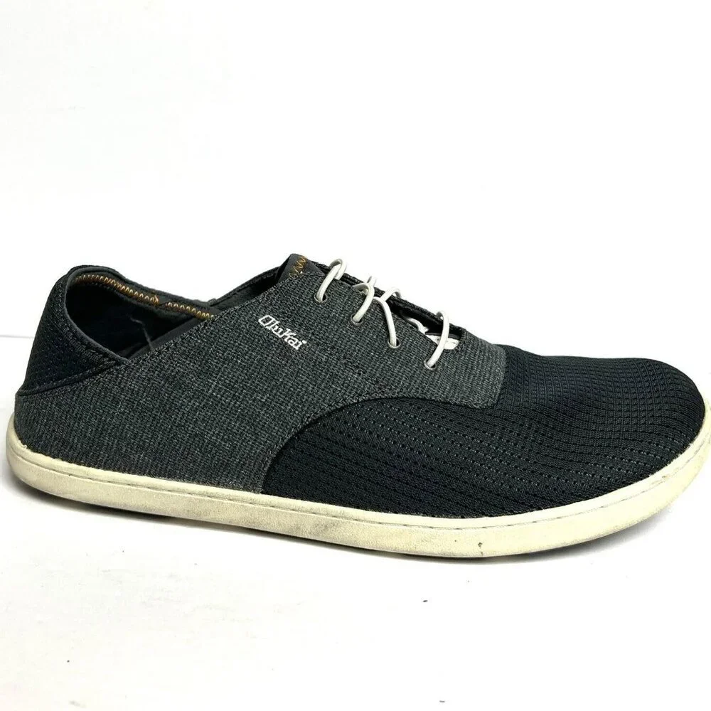 Olukai Men's Nohea Moku Slip On Dark Shadow Size 11.5 M